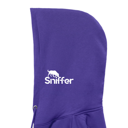 Sniffer ORGANIC  Premium-Hoodie „BORN to track“  UNISEX edition - Purple Love 