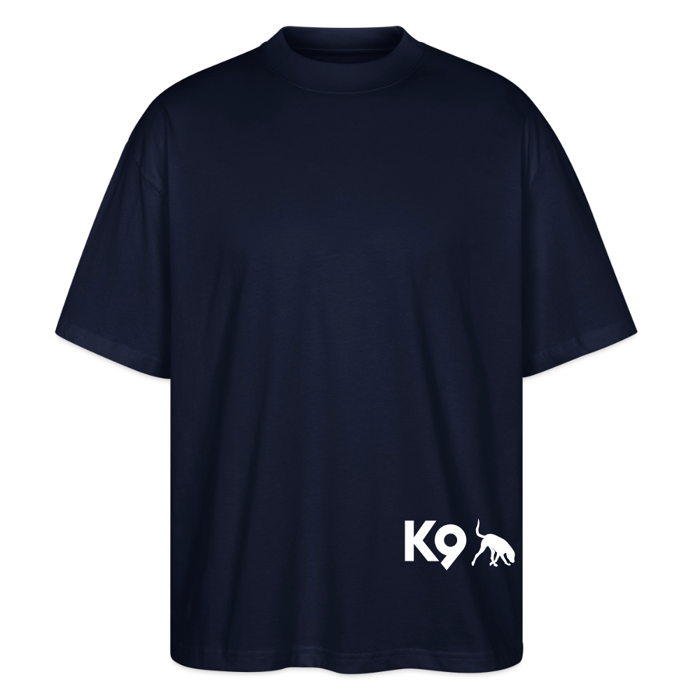 K9 PREMIUM OVERSIZE Organic-Shirt "K9 SPIRIT" - Navy