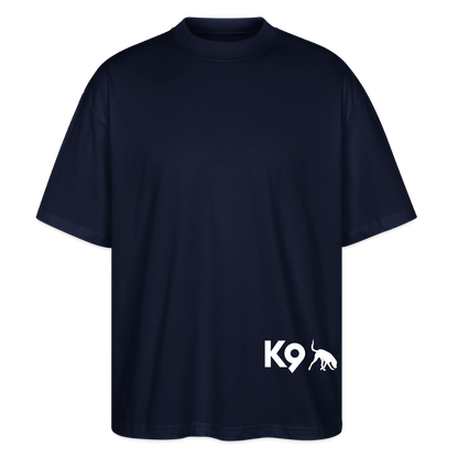 K9 PREMIUM OVERSIZE Organic-Shirt "K9 SPIRIT" - Navy