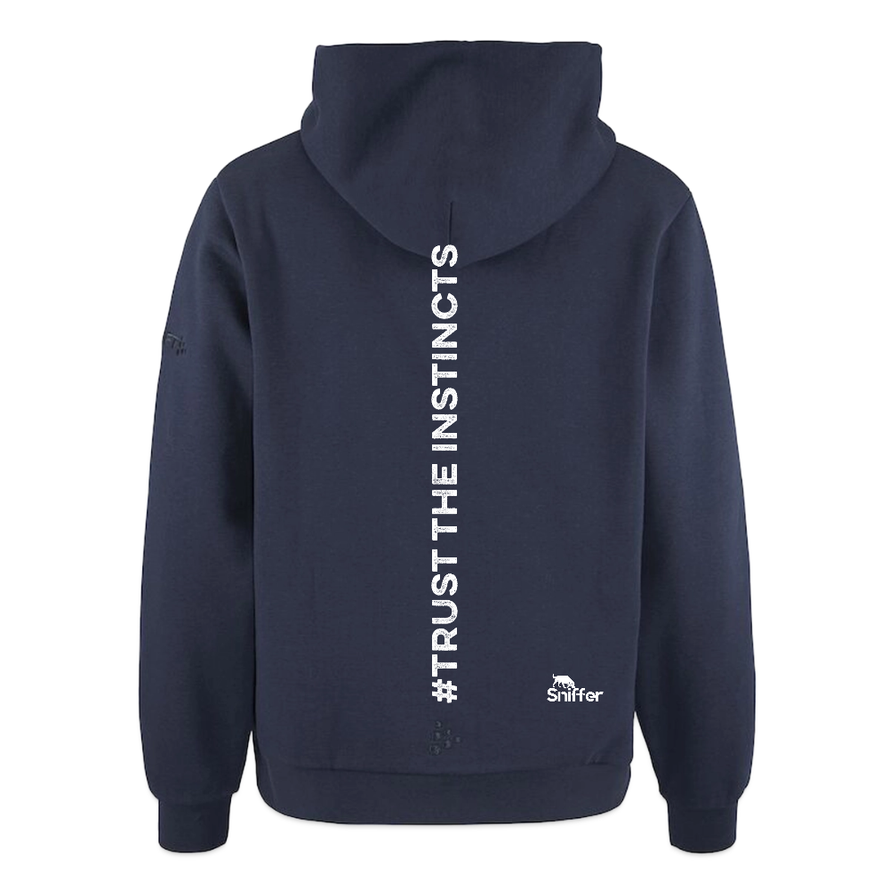 Sniffer DOGHANDLER Craft-Hoodie "TRUST THE INSTINCTS" WOMEN edition - Dunkelnavy