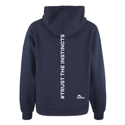 Sniffer DOGHANDLER Craft-Hoodie "TRUST THE INSTINCTS" WOMEN edition - Dunkelnavy