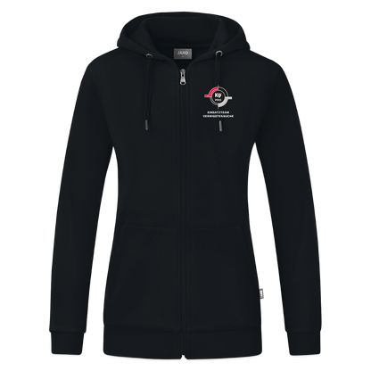 K9 PRO ORGANIC Hoodie-Jacket "K9 PRO Einsatzteam Vermisstensuche" WOMEN edition - Schwarz