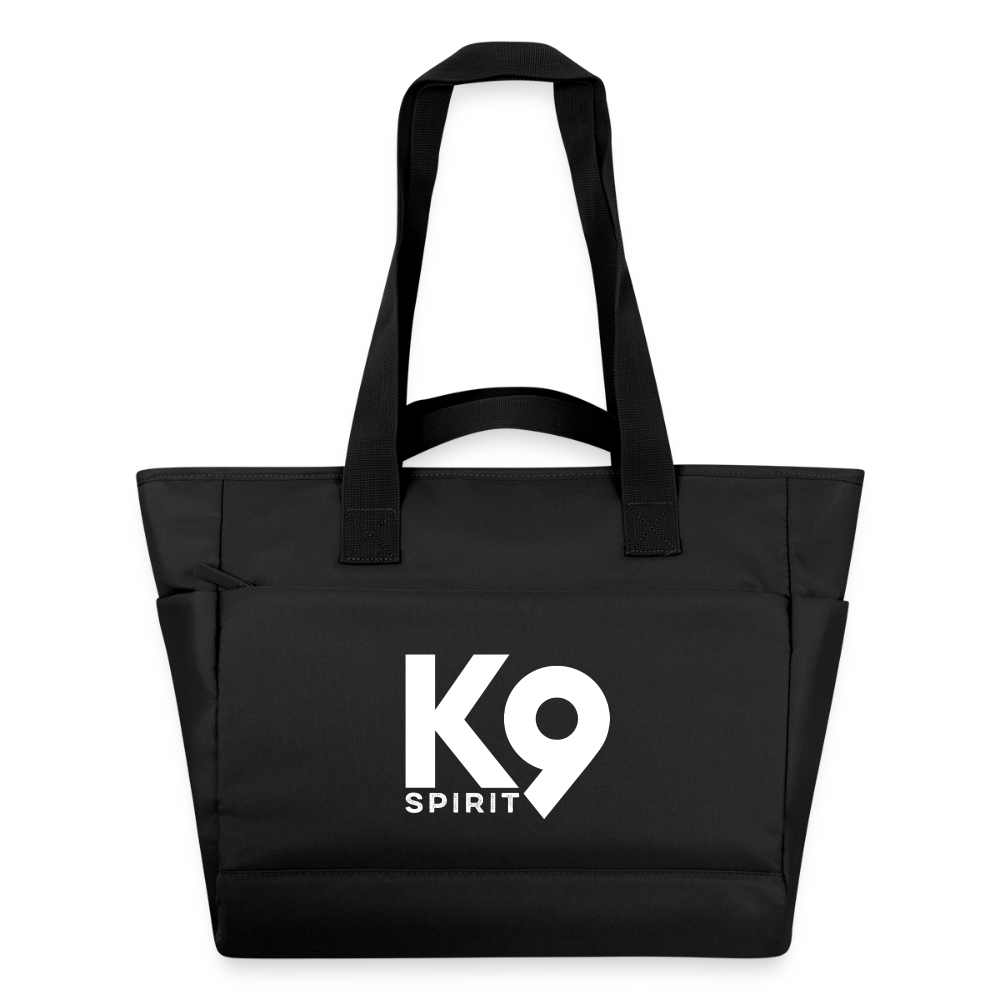 K9  WATER-REPELLENT Padded-Bag "DOG on a MISSION" - Schwarz