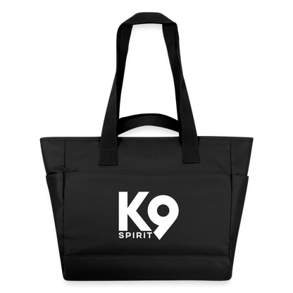 K9  WATER-REPELLENT Padded-Bag "DOG on a MISSION" - Schwarz