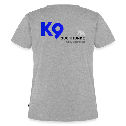 K9 Premium-Shirt "Suchhunde Grevenbroich" - Grau meliert