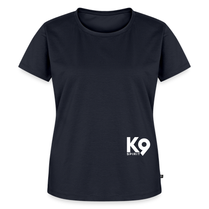 K9 PREMIUM Organic-Shirt "K9 SPIRIT" WOMEN edition - Navy