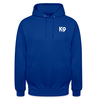 K9 Casual-Hoodie "Suchhund" - Royalblau