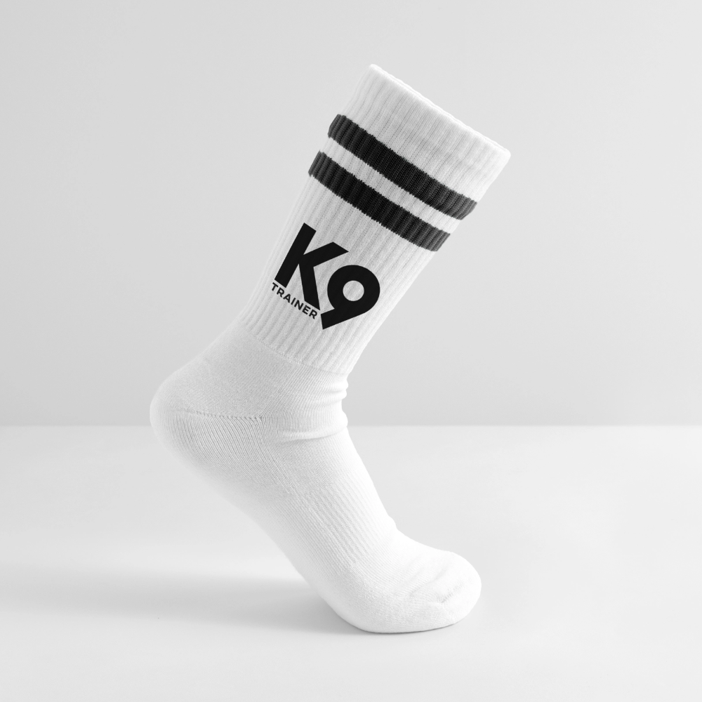 K9 TRAINER Trail-Socks "K9 TRAINER" UNISEX edition - Weiß/Schwarz