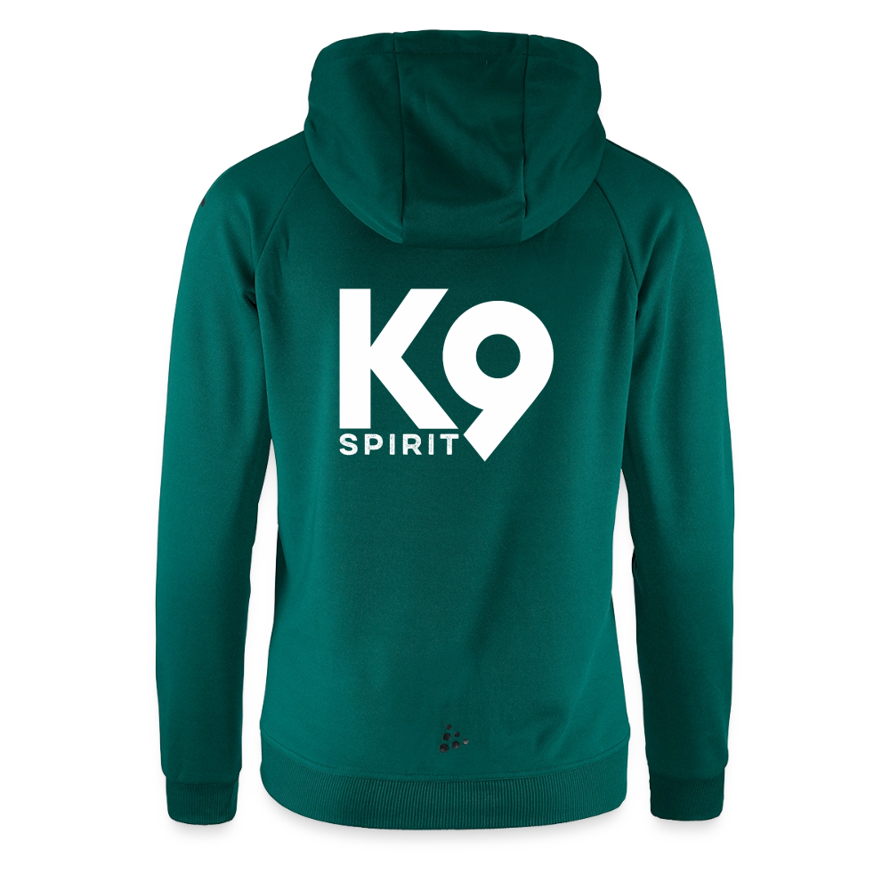 K9 Spirit PREMIUM Hoodie-Jacket "K9 SPIRIT" WOMEN edition - Fichte