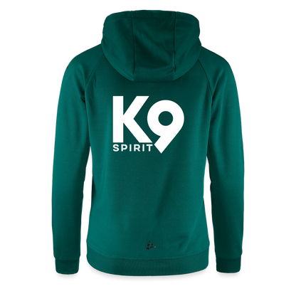 K9 Spirit PREMIUM Hoodie-Jacket "K9 SPIRIT" WOMEN edition - Fichte
