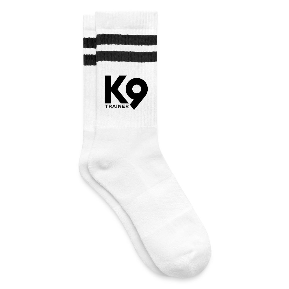 K9 TRAINER Trail-Socks "K9 TRAINER" UNISEX edition - Weiß/Schwarz