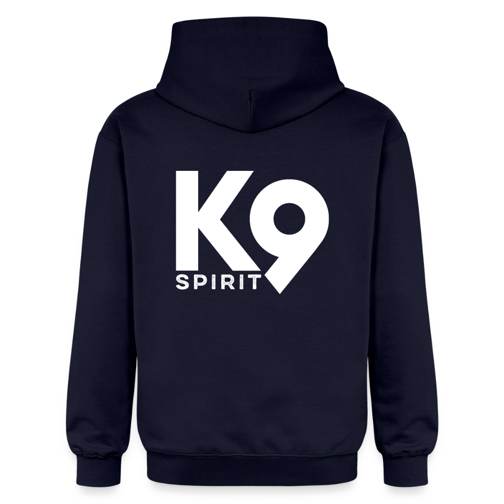 K9 Cozy-Hoodie "DOG on a MISSION" - Navy