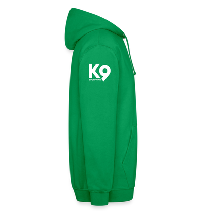 K9 Casual-Hoodie "Suchhund" - Kelly Green