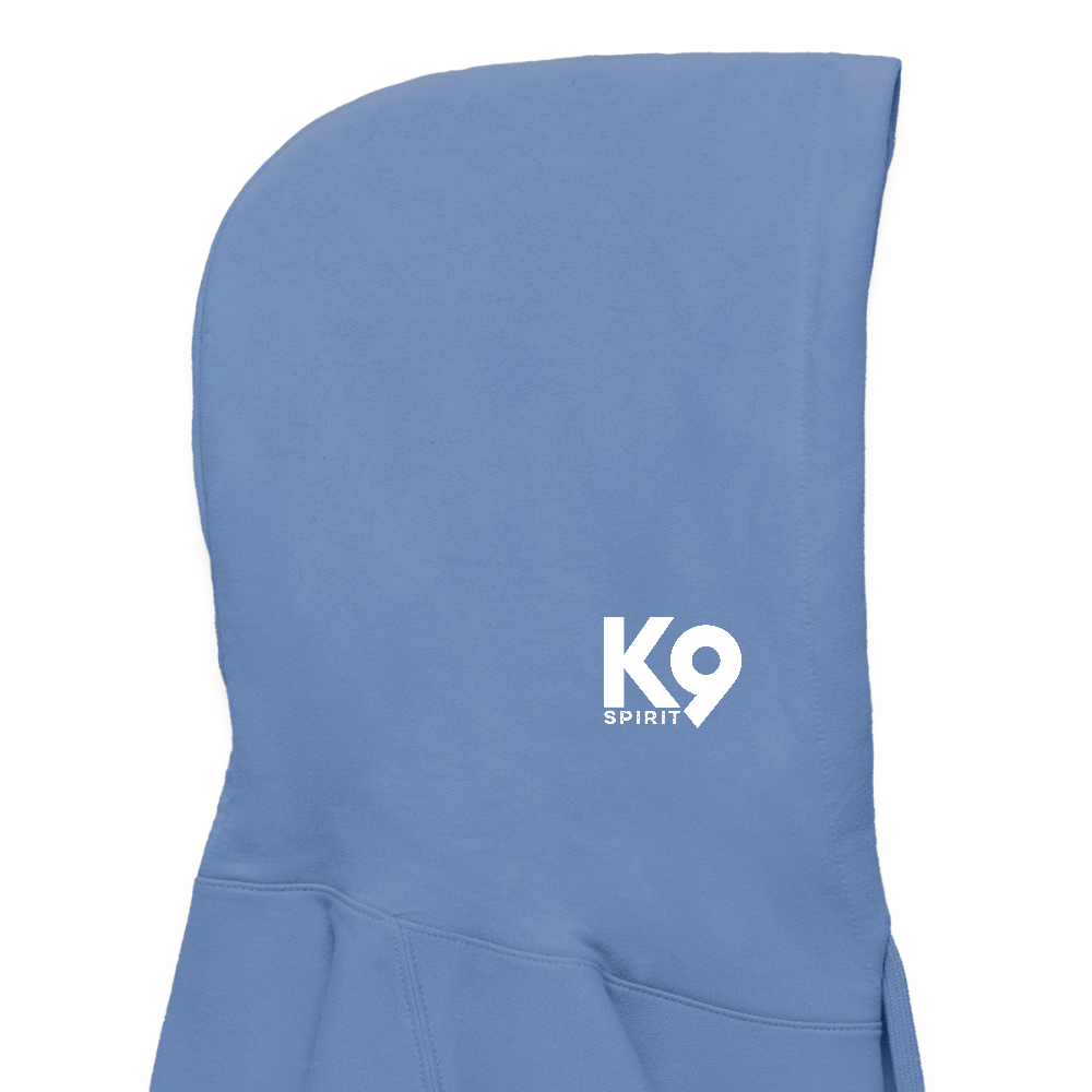 K9 Cozy-Hoodie "on a MISSION TOGETHER" - Carolina Blue