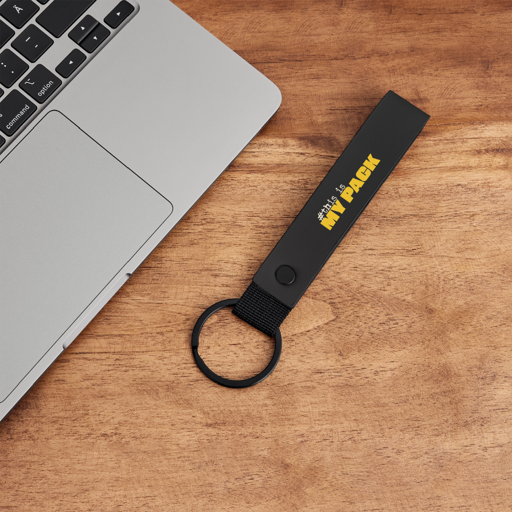 MyPack Style-Keychain "#this is MY PACK" - Schwarz