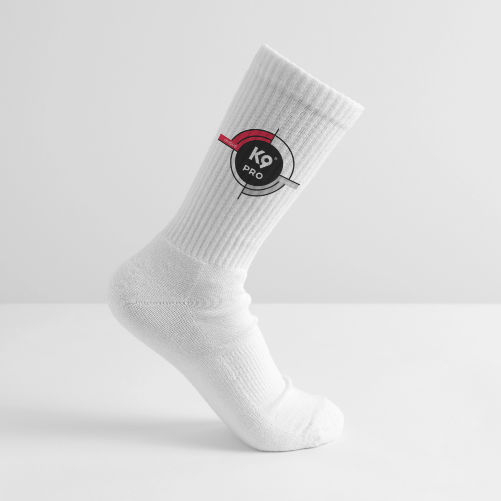 K9  PRO Crew-Socks "K9 PRO" UNISEX edition - Weiß