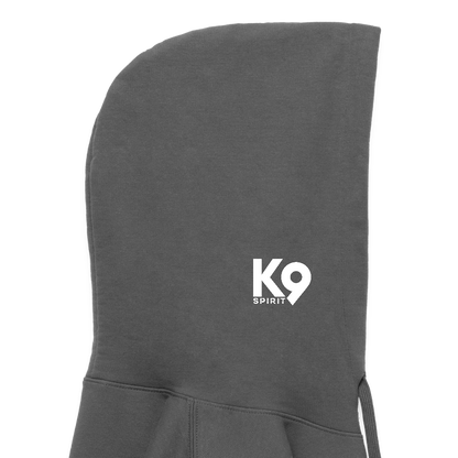 K9 Cozy-Hoodie "on a MISSION TOGETHER" - Dunkelgrau