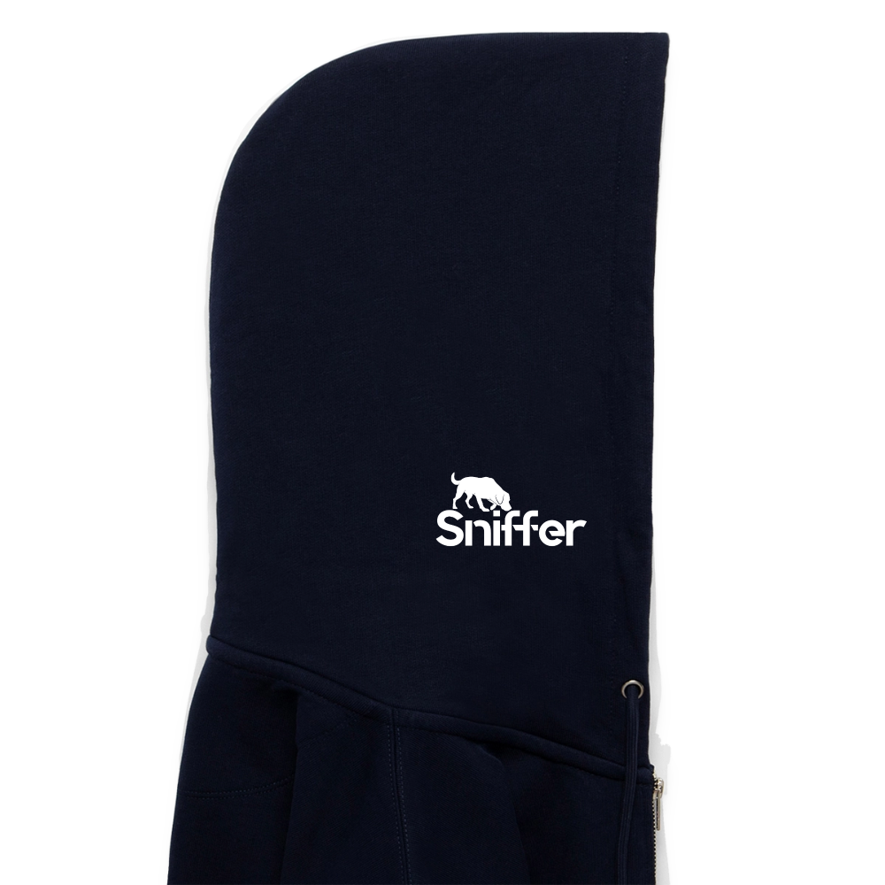 Sniffer DOGTRAINING Hoodie-Jacket „#TRUSTTHEINSTINCTS“ UNISEX edition - Navy
