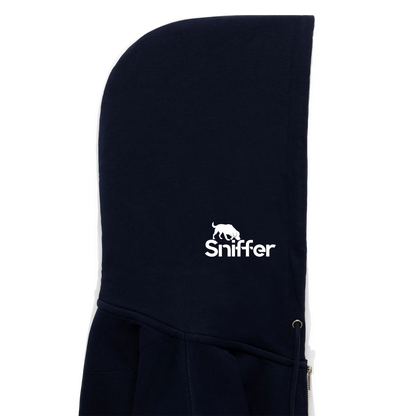 Sniffer DOGTRAINING Hoodie-Jacket „#TRUSTTHEINSTINCTS“ UNISEX edition - Navy