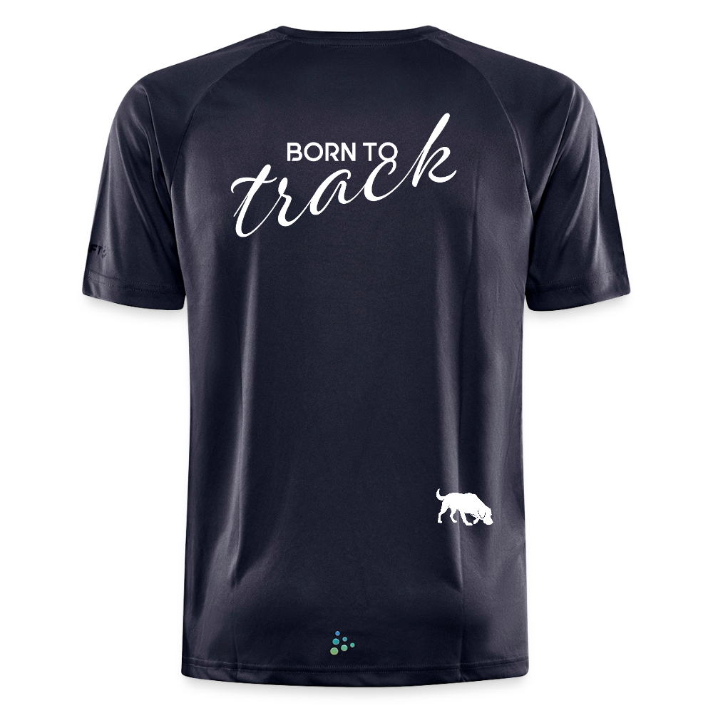 Sniffer Trainings-Shirt "BORN TO TRACK" UNISEX edition - Asphalt