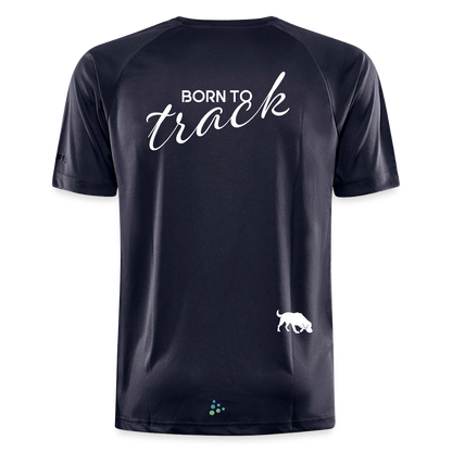 Sniffer Trainings-Shirt "BORN TO TRACK" UNISEX edition - Asphalt