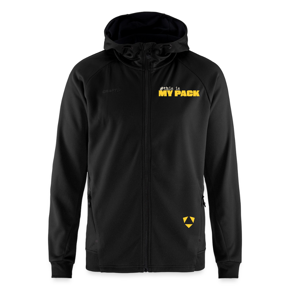 MyPack Craft-Sweatjacke "#this is MY PACK" MEN edition - Schwarz