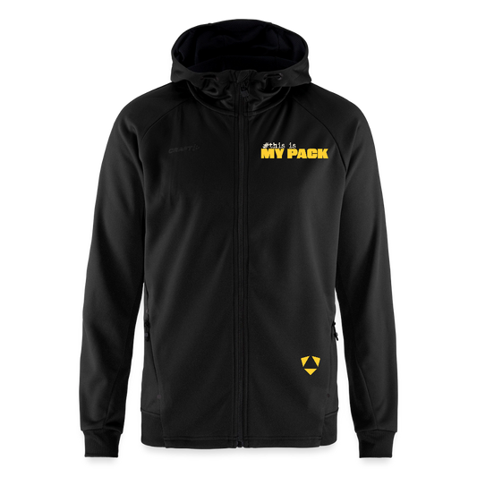 MyPack Craft-Sweatjacke "#this is MY PACK" MEN edition - Schwarz
