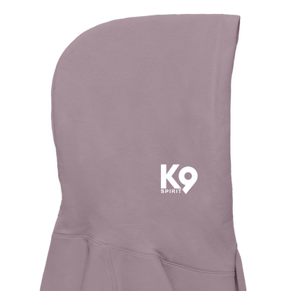 K9 Cozy-Hoodie "on a MISSION TOGETHER" - Lilagrau 
