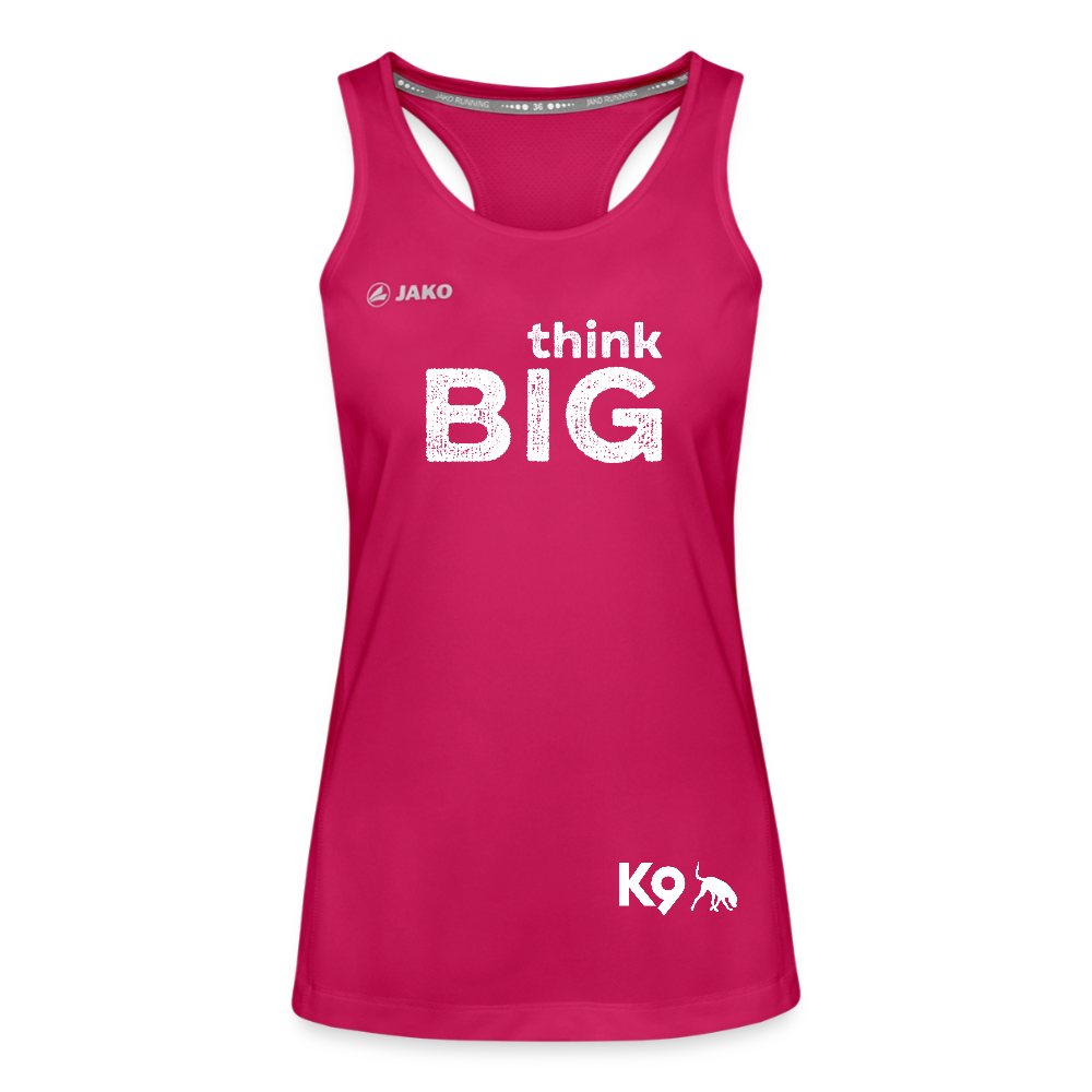 K9 Tanktop „think BIG“ WOMEN edition - dunkles Pink