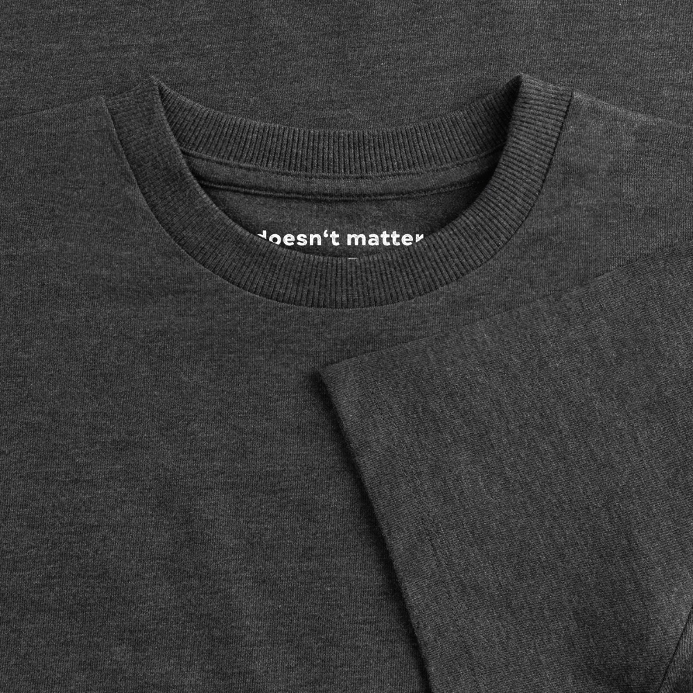K9 ORGANIC Oversized-Cropped-Shirt „K9 SPIRIT“ WOMEN edition - Anthrazit meliert