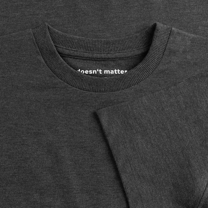 K9 ORGANIC Oversized-Cropped-Shirt „K9 SPIRIT“ WOMEN edition - Anthrazit meliert