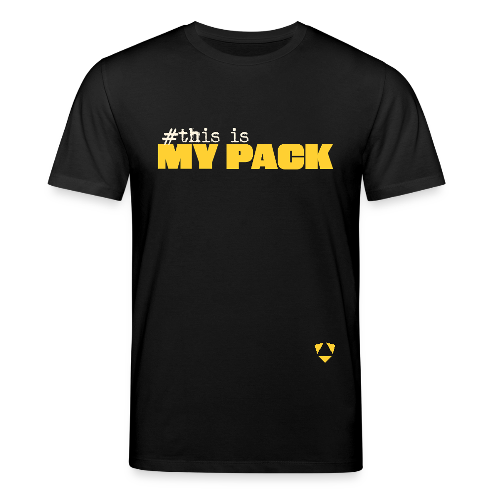 MyPack Organic-Shirt "#this is MY PACK" UNISEX edition - Schwarz