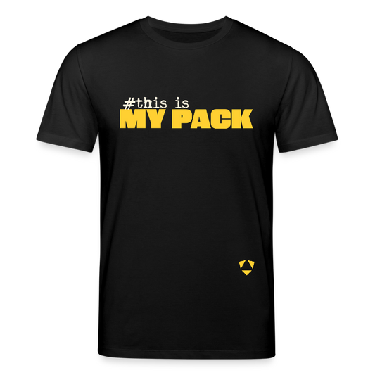 MyPack Organic-Shirt "#this is MY PACK" UNISEX edition - Schwarz