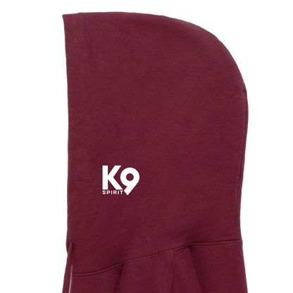 K9 Cozy-Hoodie "DOG on a MISSION" UNISEX edition - Maroon