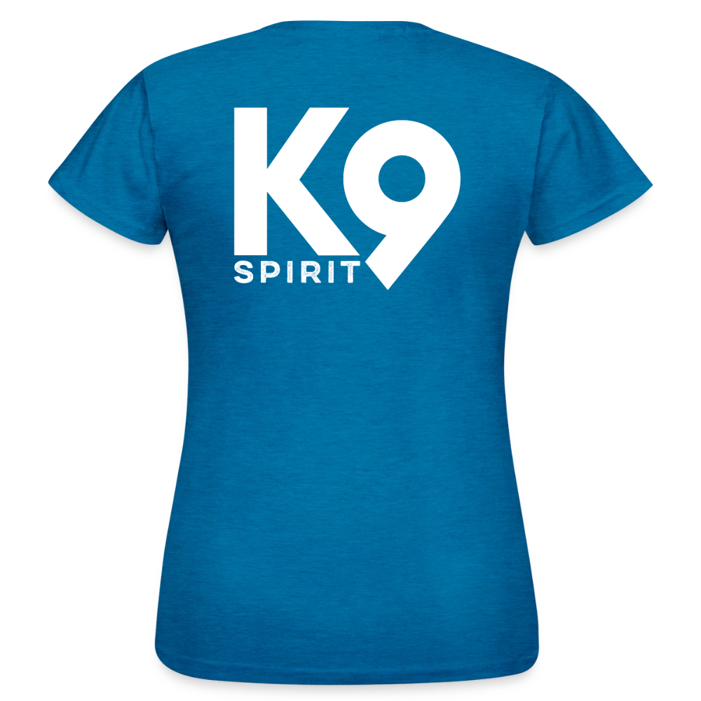 K9 Style-Shirt "think BIG" WOMEN edition - Antikblaues Saphir meliert