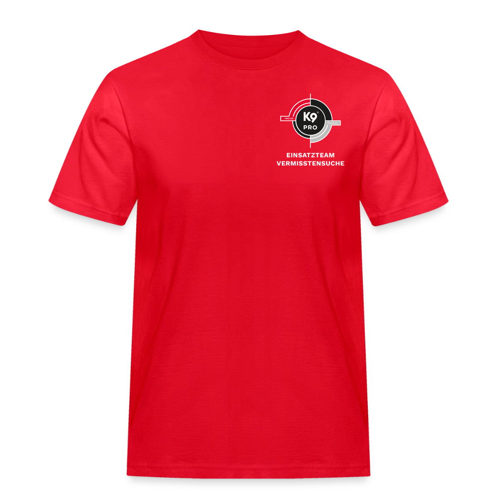 K9 PRO Premium-Shirt "K9 PRO Vermisstensuche" MEN edition - Rot