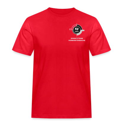 K9 PRO Premium-Shirt "K9 PRO Vermisstensuche" MEN edition - Rot