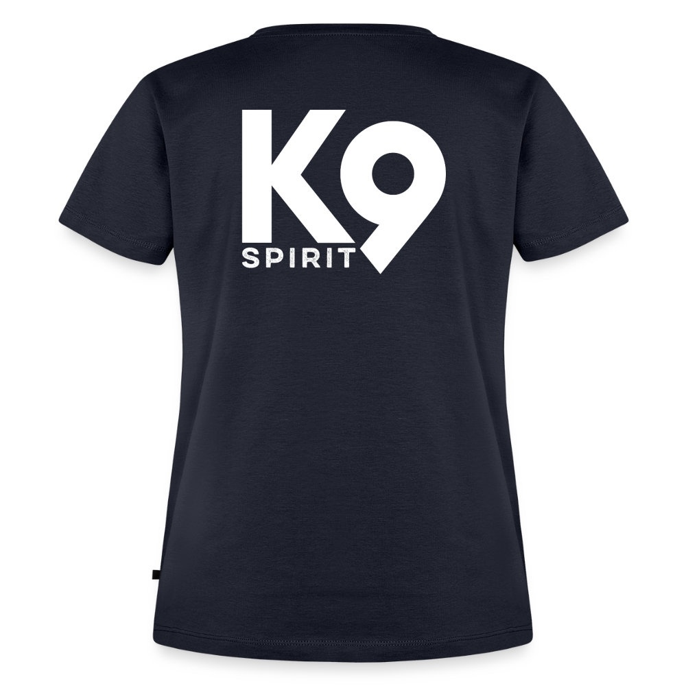 K9 PREMIUM Organic-Shirt "K9 SPIRIT" WOMEN edition - Navy