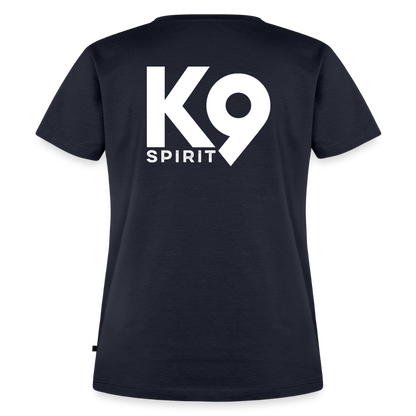 K9 PREMIUM Organic-Shirt "K9 SPIRIT" WOMEN edition - Navy