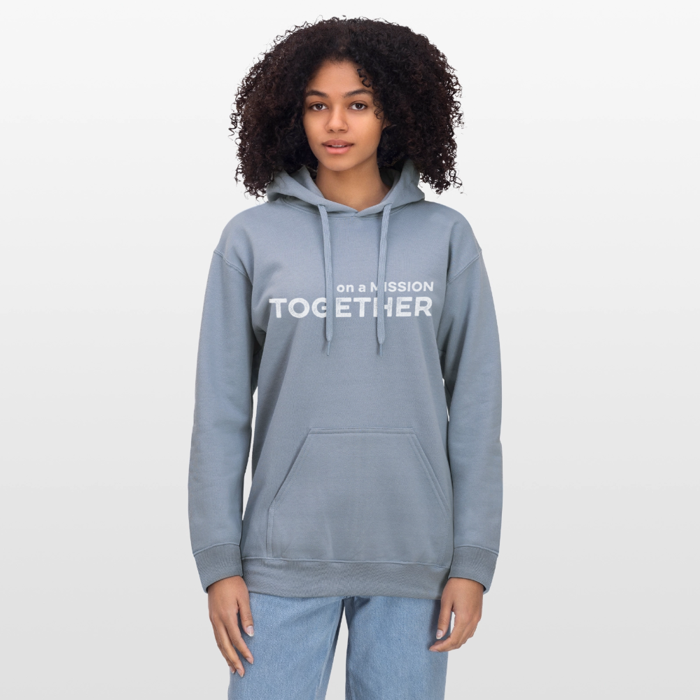 K9 Cozy-Hoodie "on a MISSION TOGETHER" - Blau