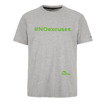 Sniffer CRAFT Style-Shirt "#NOexcuses" MEN edition - Grau meliert