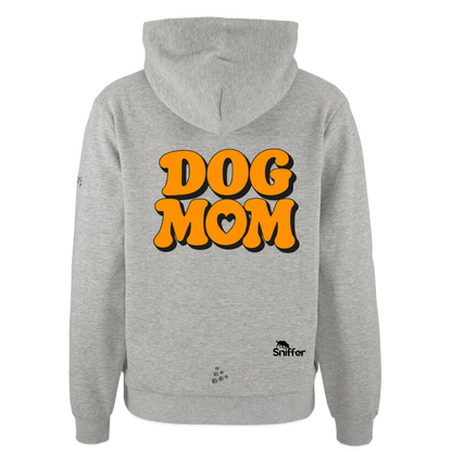 Sniffer DOGWALK Craft-Hodie "DOG MOM" WOMEN edition - Grau meliert