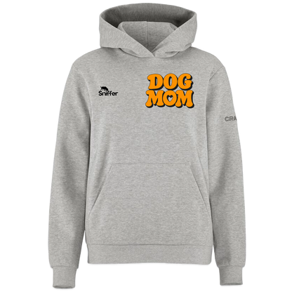 Sniffer DOGWALK Craft-Hodie "DOG MOM" WOMEN edition - Grau meliert