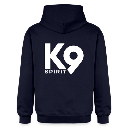 K9 Cozy-Hoodie "on a MISSION TOGETHER" - Navy