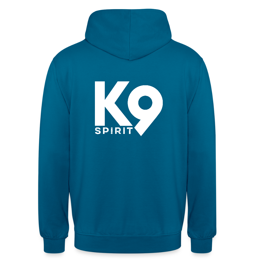 K9 Casual-Hoodie "DOG on a MISSION" - Tiefseeblau 