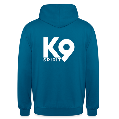 K9 Casual-Hoodie "DOG on a MISSION" - Tiefseeblau 