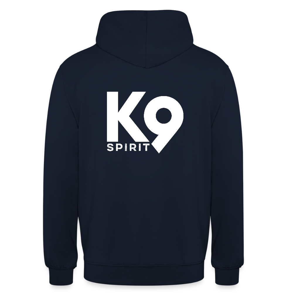 K9 Casual-Hoodie "DOG on a MISSION" - Navy