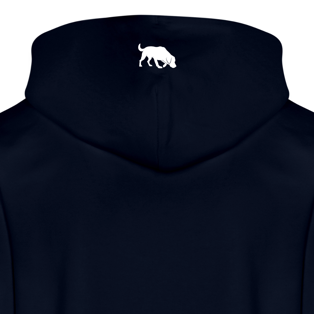 Sniffer DOGTRAINING Hoodie-Jacket „#TRUSTTHEINSTINCTS“ UNISEX edition - Navy