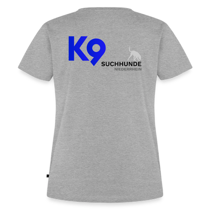 K9 Premium-Shirt "Suchhunde NIEDERRHEIN" - Grau meliert