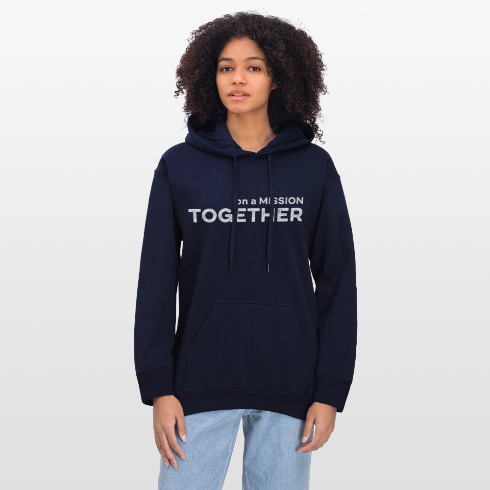 K9 Cozy-Hoodie "on a MISSION TOGETHER" - Navy